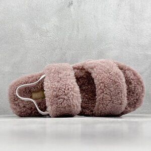 UGG Pink Plush Slippers
